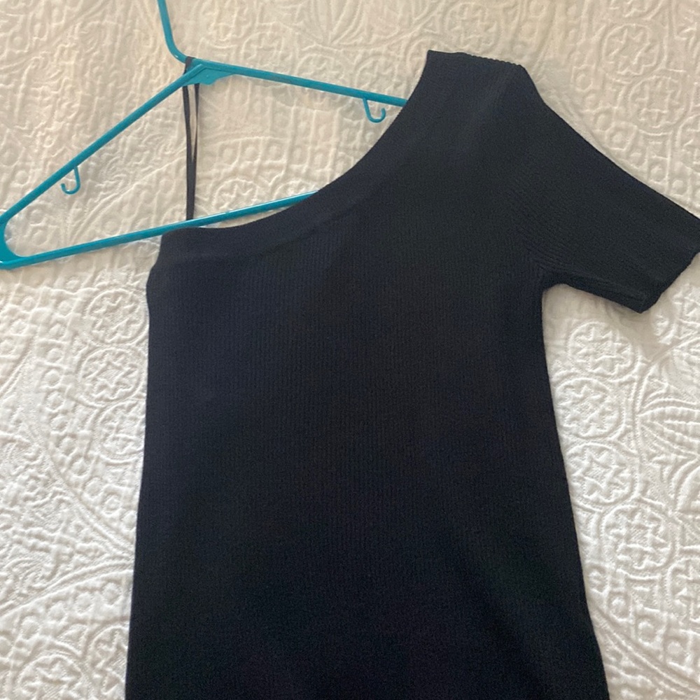 One Shoulder Sweater Top